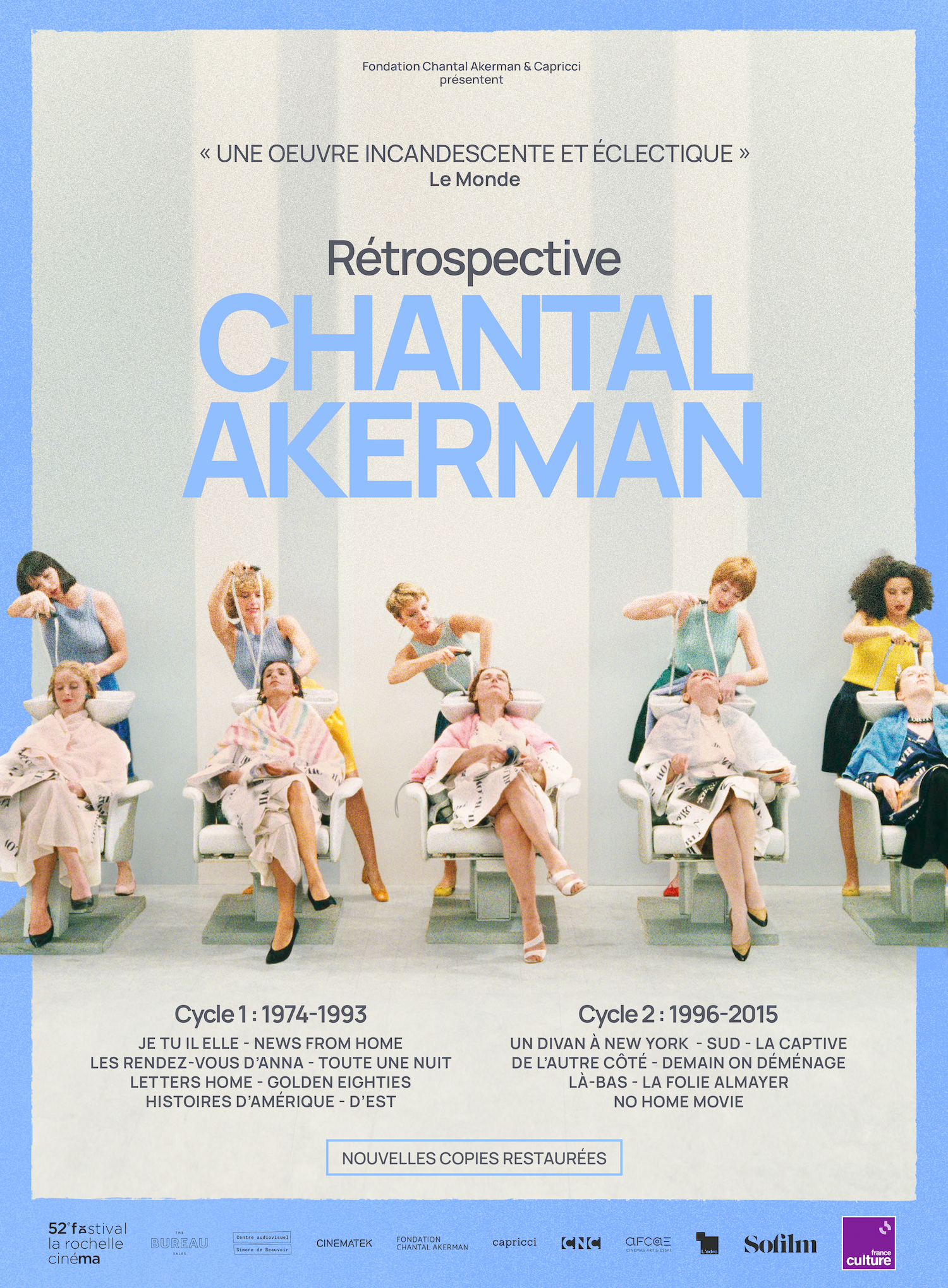 Affiche : rétrospective Chantal Akerman